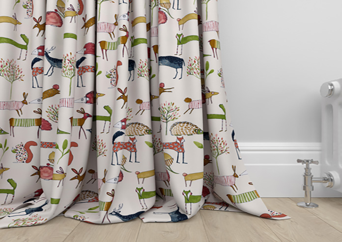 Oh My Deer, Berry - Made to Measure Curtains - Image 6